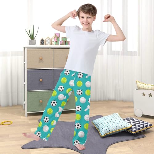 Pajama Pants Football Tennis Badminton Long Sleep Pants Lounge Bottoms3