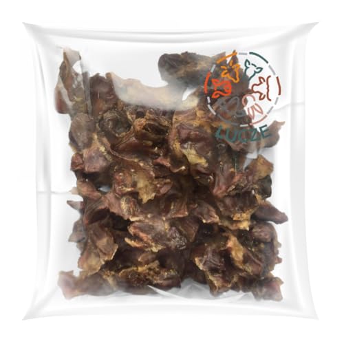 Lucze 500g Hühnermägen wie getrocknete Hühnerherzen Katze und Hunde Leckerli Kausnack Trainigssnack Belohnung Eigenherstellung