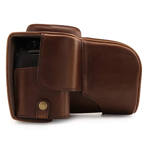 Ficha técnica MegaGear MG1608 Estuche Ever Ready Funda de Cuero de Pronto Uso con Correa Compatible con Canon EOS 2000D 1855mm Marron Oscuro - Fernando Cortés