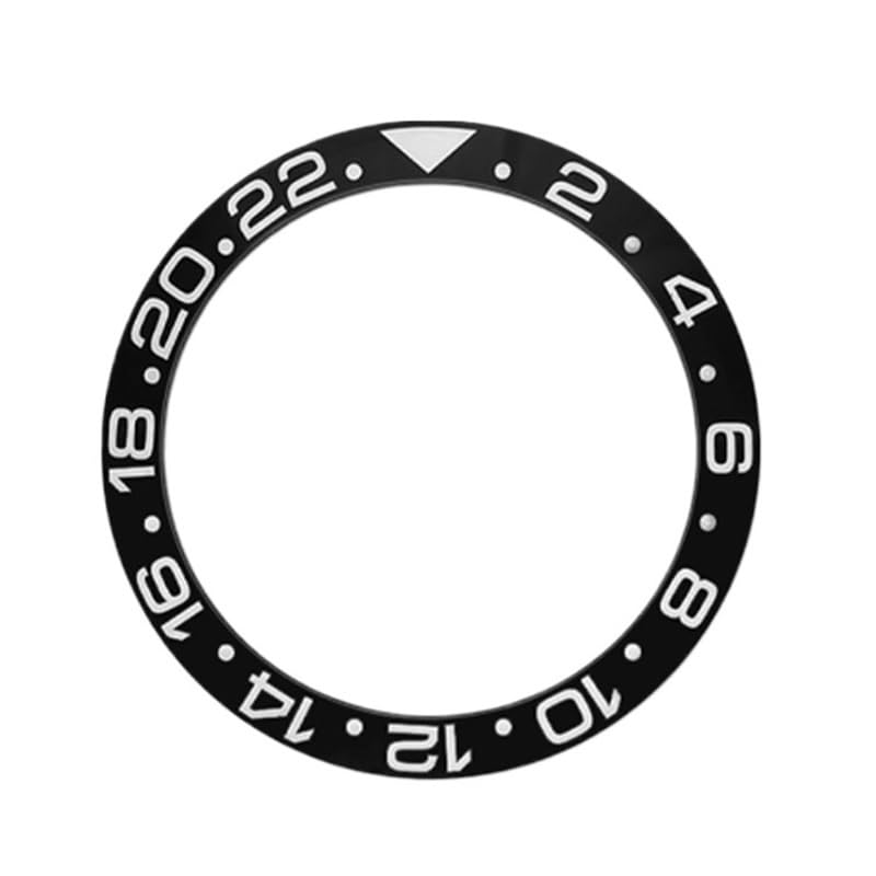 1 szt. 38 mm zakrzywiony pierścień z ceramiki świecącej w ciemności do koperty zegarka SUB GMT SKX007 SKX009 NH35 NH36, mechanizm męski