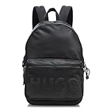 HUGO, Mochila com logotipo Shade, preto brilhante, PCE.