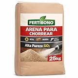 Arena para Chorrear Fertibono 25kg Fertibono – Elimina óxido y pintura, granulometría ideal, alta pureza SiO2, sin humedad