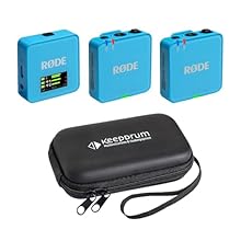 Digital 2-channel wireless microphone system: two transmission modules - one reception module Ideal for videographers / interviews / podcasts / presentations / streaming Range up to 260 m / fee and registration-free 2.4 GHz band Connection option for...