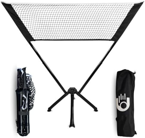 Dinkaroo™ Mini Portable Pickleball Practice Net - Pop-Up Training...