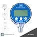 SSI MG-9V Series Media Gauge Digital Pressure Gauge Sensor with LCD Display, 100psig Operating Pressure, 9V, +/- 0.25% Accuracy, 1/4-18