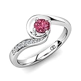 Der aus 925 Sterling Silber verarbeiteter und mit Swarovski Kristallen verzierter Verlobungsring Pink Turmalin in hervorragender Qualität wird jede Frau mit positiver Energie aufladen. Neben den wertvollen Eigenschaften wird er die Damen mit seiner eleganten Schönheit überzeugen. Bei Moncoeur-Diamonds finden Sie das richtige Geschenk für jedermann und für jeden Anlass.