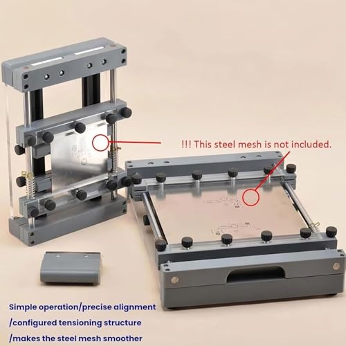 Imprimante manuelle pâte à souder SMT sérigraphie pour assemblage PCB - 7
