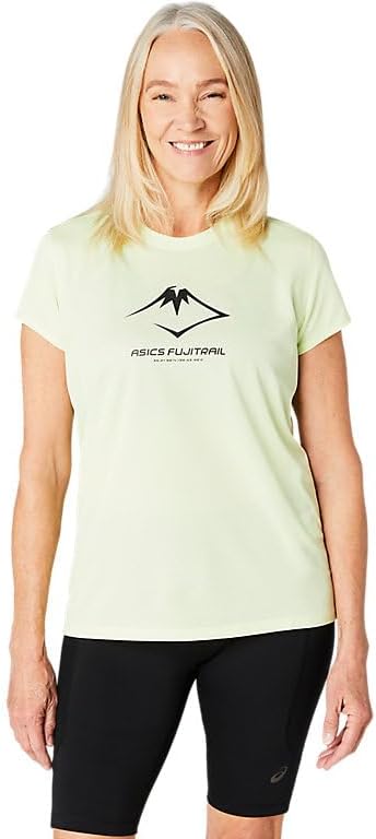 ASICS Women's FUJITRAIL LOGO Short Sleeve TOP RUNNING Apparel