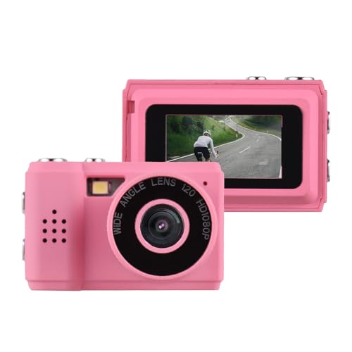 Mini caméra vidéo numérique 1080p compacte avec écran LCD et flash intégré