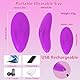 Vibrator mit Fernbedienung, Fernsteuerbarer APP-Panty-Vibrator für Paare – Mini Stick Vibration, USB wiederaufladbar, diskretes Wearable Sextoy mit 9 Stimulationsmodi