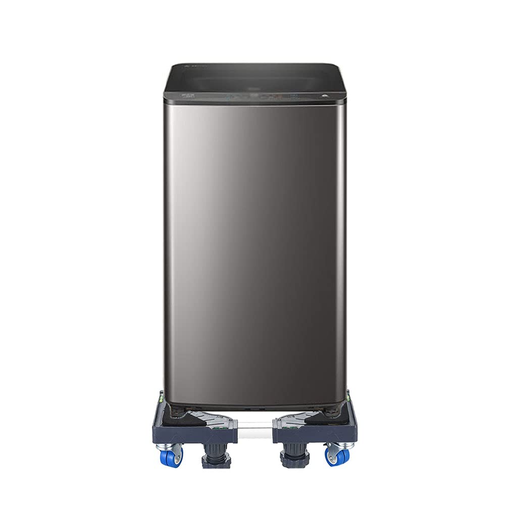 Pies de Soporte para Muebles Base para lavadoraSocle Lave Linge con Ruedas,Base de Machine à Laver Réglable Longueur/Largeur 42-65cm Base móvil Soporte para refrigerador Appliance Troll (4 Pat
