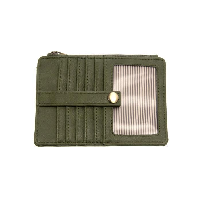 Image of Joy Susan Women's Fashion New Penny Mini Travel Wallet - Dark Basil