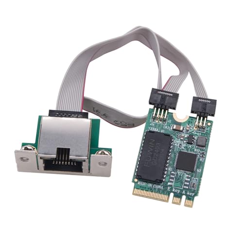 Adaptador Ethernet M.2 A+E de 2.5G, tarjeta de red de 2.5G/1G/100M con controlador RTL8125B miniatura 5