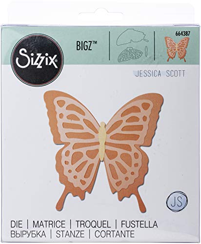 Sizzix Bigz Die Layered Butterfly by Jessica Scott, Multicolor