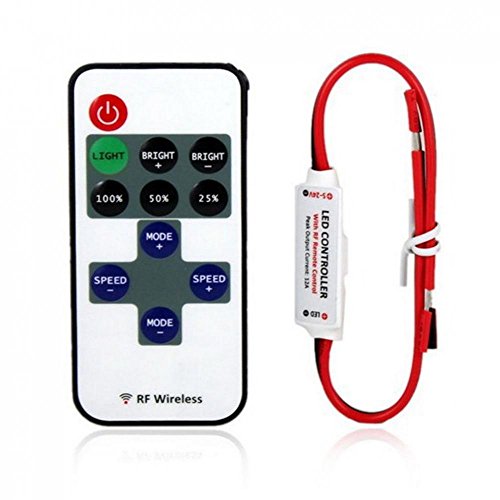 Preisvergleich Produktbild MagiDeal 12v Wireless Remote-Switch-Controller Dimmer Mini LED-Leiste Lichtsteuerung