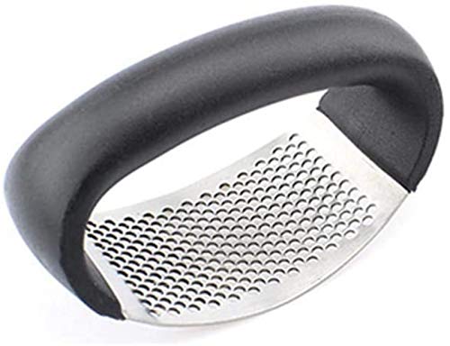 Knoblauchpressenset mit ABS, Knoblauchbrecher Küchen-Knoblauchwippe, Fleischwolf-Brecher, 304 Edelstahl-Knoblauchpresse in Lebensmittelqualität