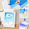 SanerDirect DIY Crafting Beach Ocean with Resin Art Kit, Themed Gifts for Adult, Girls, Couples, Ideal Resin Painting Gift Choice for Mother's Day, Halloween, Christmas, a Variety of Holidays