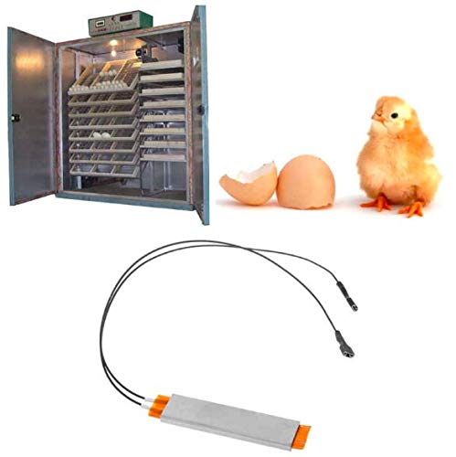 220v/110v Top Heating Element Plate for Incubator Heating Incubator Hatching Eggs for DIY Incubators Simple Installation (Silver)-image-13