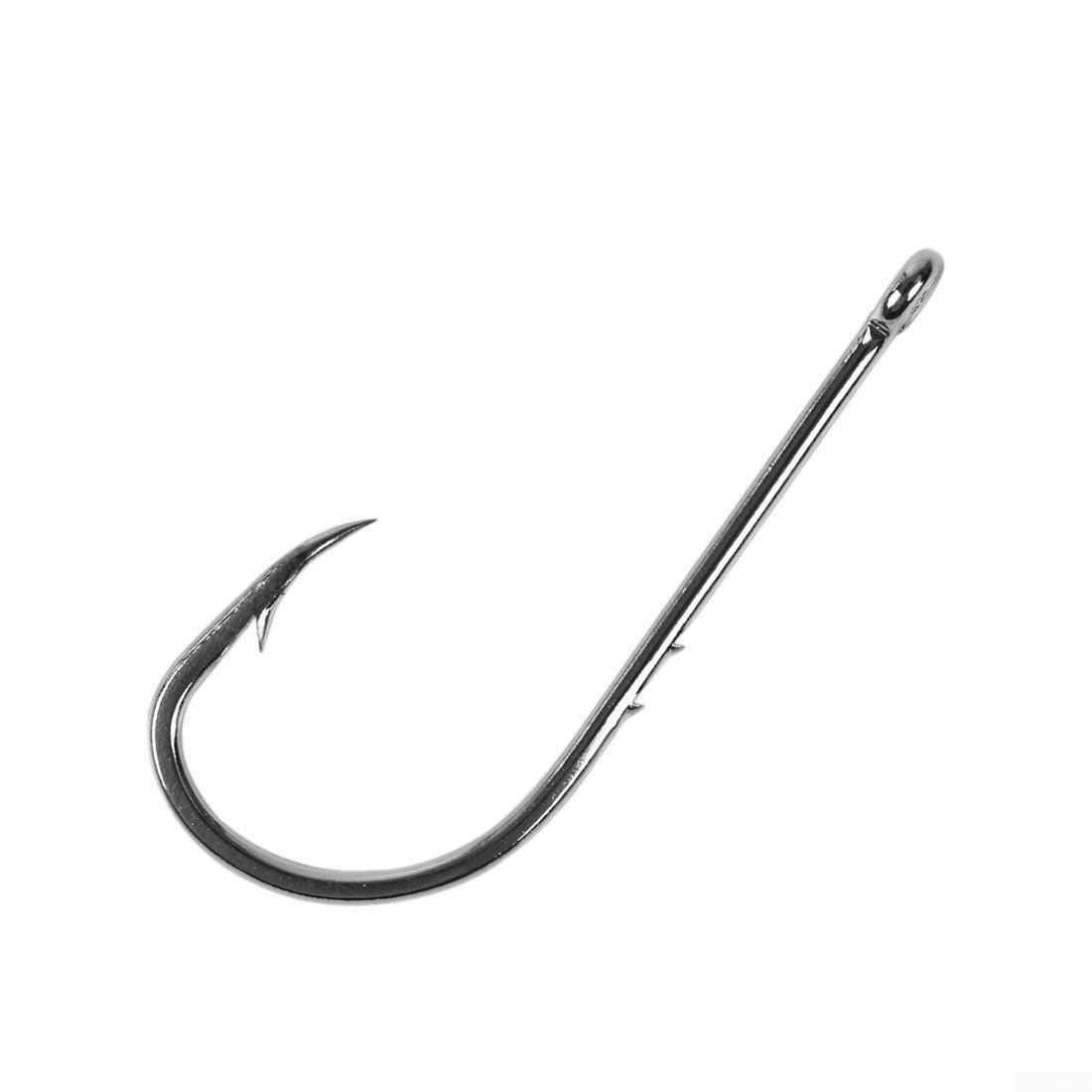 120pcs Lungo Gambo Mare Salata Ami Doppio Barb Punto Offset Per Fondo Pesca Live Bait E Costiera Surf Casting