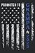 Produktbild Promoted To Grampa Est 2022 Thin Blue Line American Grandpa: Lined Journal Notebook To Do Schedule, Medium 6x9 Inches, 120 Pages, Printed Cover