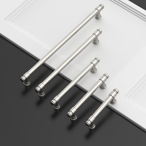 Asidrama 10 Pack 5 Inch Brushed Satin Nickel Kitchen Cabinet Handles — view 6