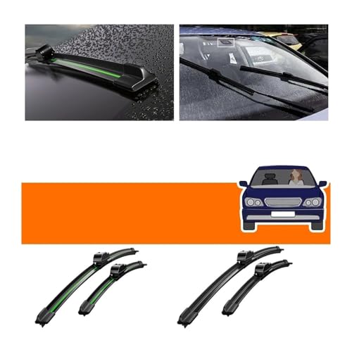 Essuie-glace Alfa Romeo Spider 2006-2010 balais avant noir - 6