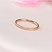 Womens 2mm Stainless Steel Sand Blast Finish Rose Gold Wedding Band Engagement Domed Ring Size 7