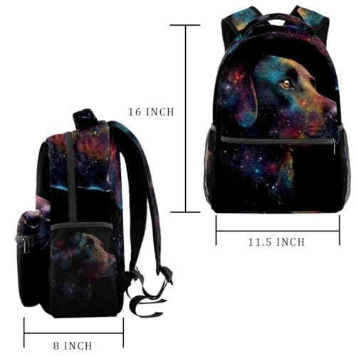 Galaxy Dog (2) Backpack Travel Rucksack Durable Bags for Students Outdoor Hiking Camping Weekend Backpack2