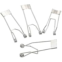 PATIKIL 60x22mm LED-Scheinwerfer Clip 10Pack Deckenleuchte Federklemme Scheinwerfer Haltefeder Leuchtdiode Einbauleuchte Halteklemme