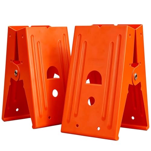 Abrazaderas para Caballete | 2 Piezas de Herrajes de Alta Resistencia 181 kg | Soportes para Caballete de Carpintería | Carpintería, Construcción, Bricolaje en Madera, Taller, Banco de Trabajo, Hobby,