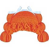 Jeere Halloween Cabbage Costume Baby Yarn Wig for Girl Infant Baby Cabbage Wigs for Boys Girls Infant Costume(Orange,Cute)