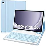 2. Polyvalence et Efficacité pour Tous les Besoins Que vous soyez en déplacement professionnel, en télétravail ou en cours en ligne, cette coque clavier Samsung Galaxy Tab A9+ transforme votre tablette en un outil multitâche. Le clavier pour tablette Samsung A9+ Bluetooth 5.1 permet une connexion sans fil stable jusqu'à 10 mètres, éliminant les câbles encombrants pour une utilisation flexible où que vous soyez.