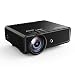 Projector, Tontion 2400 Lux Video Projector supporting 1080P -50,000 Hour LED Full HD Mini Projector, Compatible with Amazon Fire TV Stick, HDMI, VGA, USB, AV, SD for Home Theater