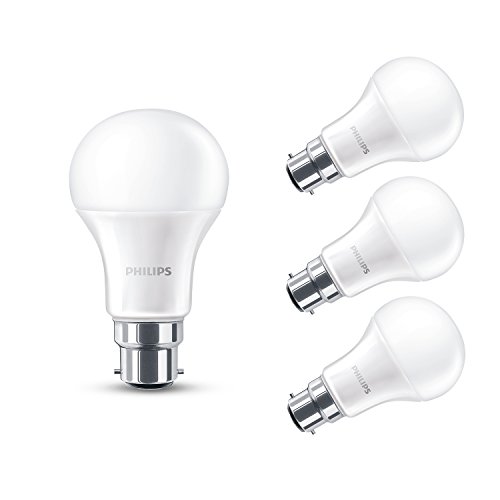 Philips Ampoule LED 230 V avec culot B22 14 W Blanc chaud surface effet givré, Lot de 4, B22 230 volts