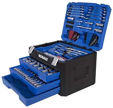 Kobalt 227-Piece Standard (SAE) and Metric Polished Chrome Mechanic's Tool Set