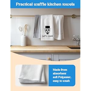 Let’s Cook - Funny Kitchen Towels Kitchen Tea Towels Flour Sack Dish Towels, Hostess Kitchen Towel for Men Father Chef Friends New Home Housewarming Christmas Father’s Day Birthday Gifts Lets Cook Funny Kitchen Towels Kitchen Tea Towels Flour Sack Dish Towels Hostess Kitchen Towel for Men Father Chef Friends New Home Housewarming Christmas Fathers Day Birthday Gifts