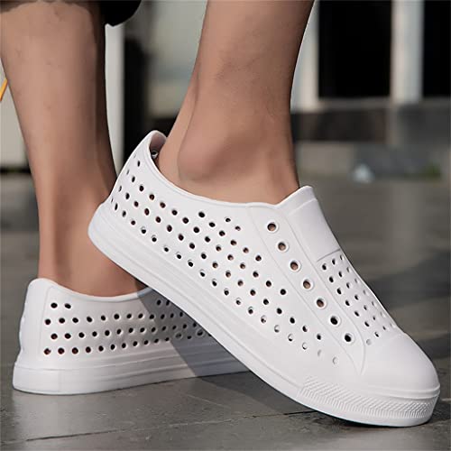 Unisex Sandals Sandals Hollow Out Breathable Beach Slippers Man Flip Flops EVA Massage Slippers(OneColor,41 Code)2