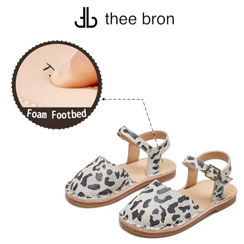 Image of THEE BRON Toddler Girls Espadrilles Sandals Hollow Out Rustic Dress Shoes
