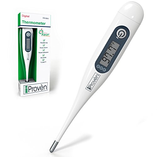 Best Digital Medical Thermometer (Baby and Adult Termometro), Accurate and Fast Readings - Oral and Rectal Thermometer for Children Babies - DT-R1221B with Fever Indicator - 2019 High Quality
