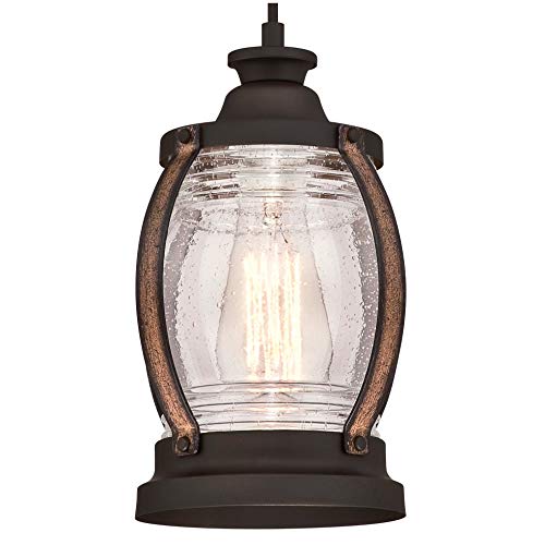 Lámpara colgante de interior con cristal de semillas que difumina la luz 3