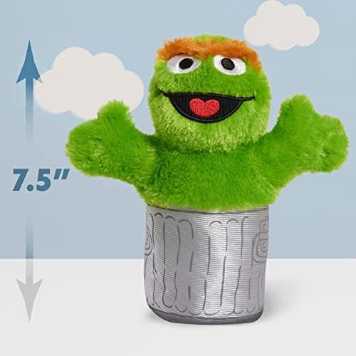 Sesame Street 8-inch Plush Set: Cookie Monster, Big Bird, Oscar - Sustainable Stuffed Toys for Ages 18 Months+ by Just Play