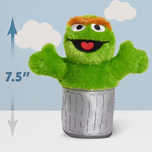 Just Play 57605 Sesame Street Friends Cookie Monster, Big Bird, And Oscar 8-Inch 3-Piece Sustainable Plush Stuffed Animals Set thumb #4