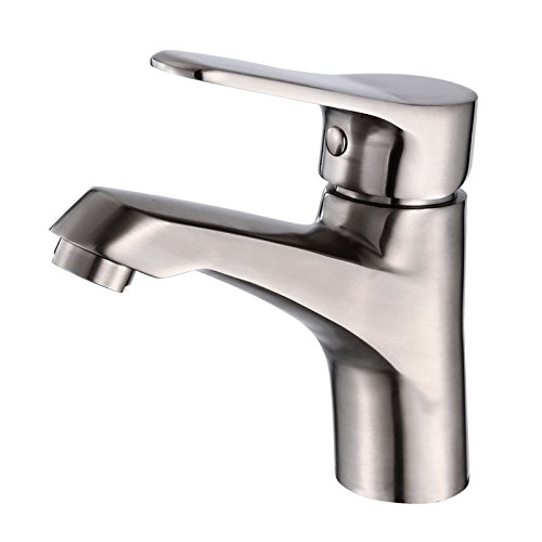 Robinet de lavabo Han304 FBSHAD Hankton mitigeur eau chaude et froide en acier inoxydable
