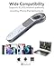 ZOZVO Air Mouse Bluetooth Rechargeable Presenter with Touchpad, Remote Control for PowerPoint/Keynote/TikTok/Camera/Kindle App, Applicable for PC/iOS/Android (Silver)