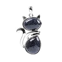 Collana con ciondolo a forma di mezza luna a mezzaluna in pietra occhio di gatto bianco gioielli con ciondoli a catena maglione squiso  36