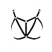 Bra Lingerie,START Womens Black Harness Elastic Bra Hollow Out Bra (US=34)