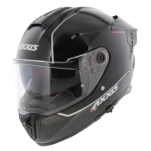 Casque Axxis Hawk SV Evo noir pour vos trajets urbains quotidiens