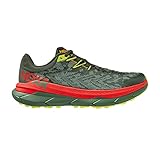 HOKA ONE ONE Herren Tecton X Running Shoes, Thyme/Fiesta, 44 EU