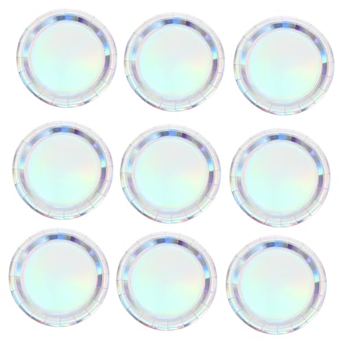 WEKADRIN 50個 一次使い捨てカラーペーパートレー 軽量防漏パーティー用紙皿 食品 対応 家 レストラン用