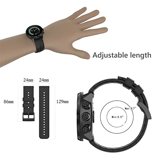 Correa Deportiva 24mm para Suunto 7/D5 Silicona miniatura 7